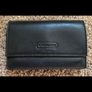 Coach business card holder